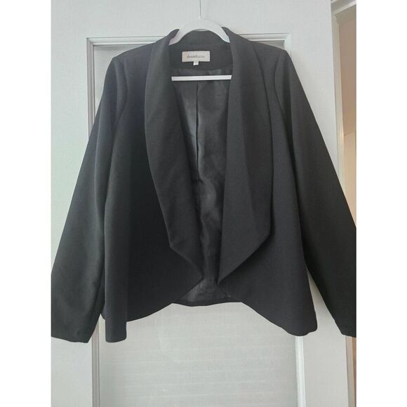 Women's Anthropologie Daniel Rainn Open Front Blazer Cardigan Size Large Color B - Picture 1 of 7